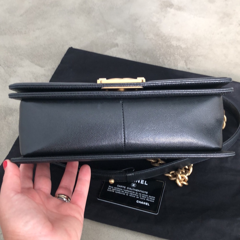 β€οΈ SOLD β€οΈ Stunning Boy CHANEL Handbag - Picture 6 of 15